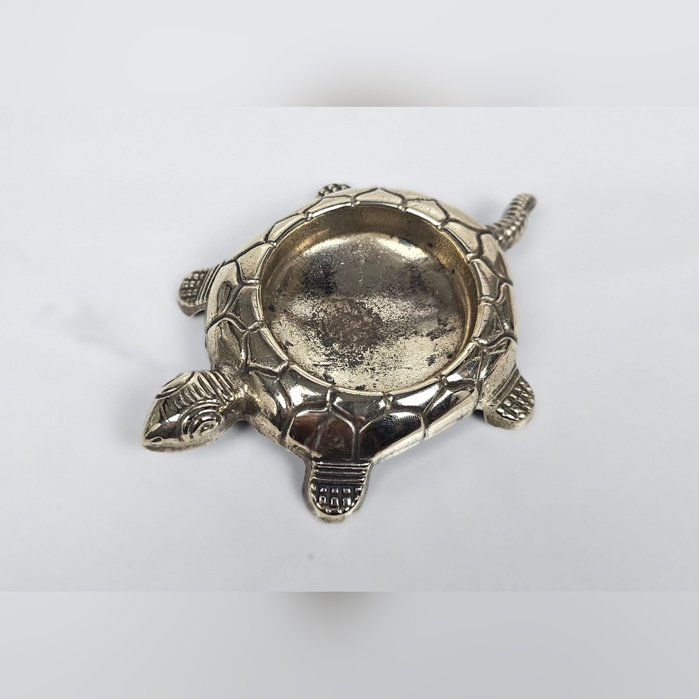 VINTAGE‎ ITALIAN BRASS TURTLE TRINKET
BOX